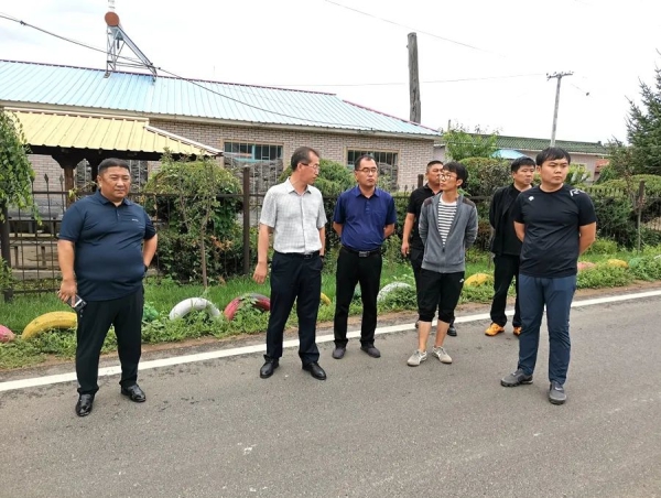 和龙市相关领导到头道镇调研人居环境整治工作